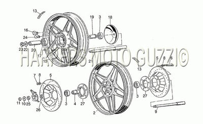 1982 1985 V 65 Custom 650 Frame Wheels