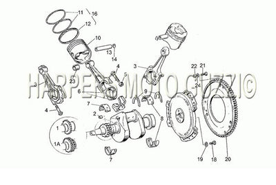 1982 1986 V 35 C   V 50 C 350 Engine Drive Shaft