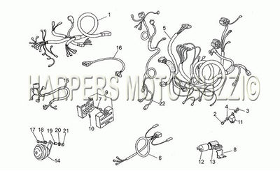 1982 1986 V 35 C   V 50 C 350 Frame Electrical System