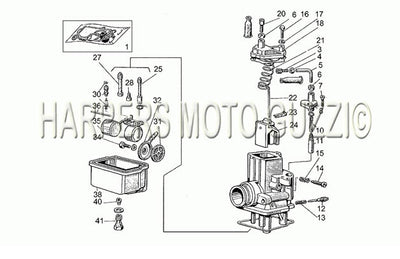 1982 1986 V 35 C   V 50 C 350 Carburetors V35c