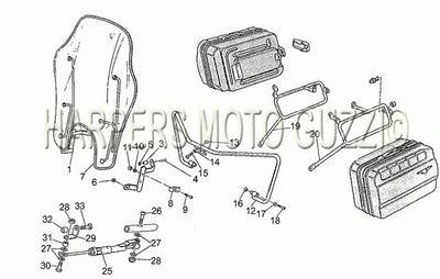 1982 1986 V 35 C   V 50 C 350 Frame Accessories