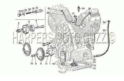 1982 1986 V 35 C   V 50 C 350 Oil Pump Filter