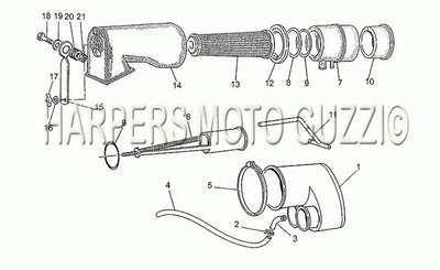 1982 1990 V 50 Pol. pa Vechiotipo 500 Intake
