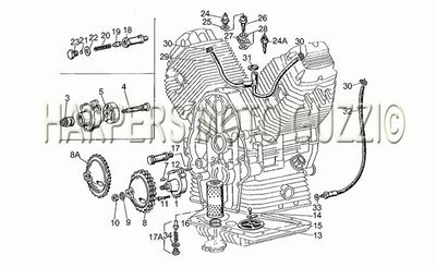 1982 1990 V 50 Pol. pa Vechiotipo 500 Oil Pump Filter
