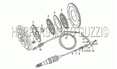 1983 1986 California II 1000 Clutch