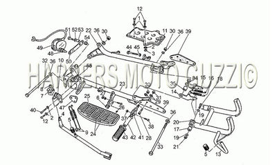 1983 1986 California II 1000 Footrests Stands