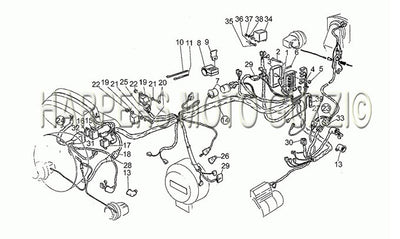1983 1986 California II 1000 Frame Electrical System