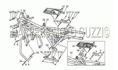 1983 1986 California II 1000 Frame Frame