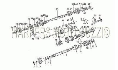 1983 1986 California II 1000 Gear Box