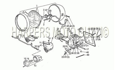1983 1986 California II 1000 Headlight Horn