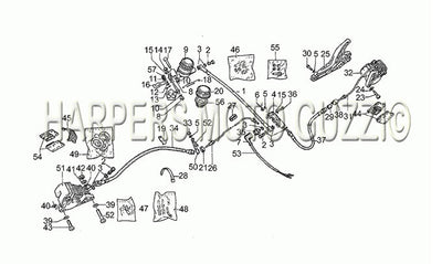 1983 1986 California II 1000 Lh Front Brake System