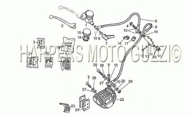 1983 1986 California II 1000 Rh Front Brake System