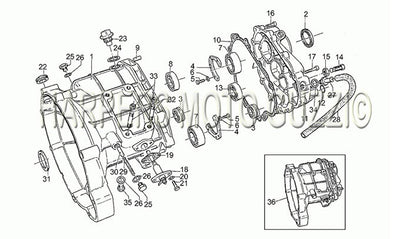 1983 1986 California II 1000 Transmission Cage