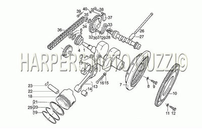 1983 1988 Sp II 1000 Engine Drive Shaft
