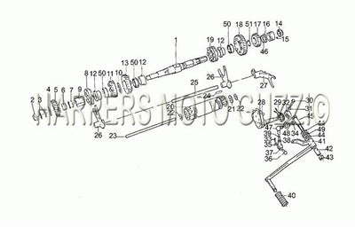 1983 1988 Sp II 1000 Engine Driven Shaft