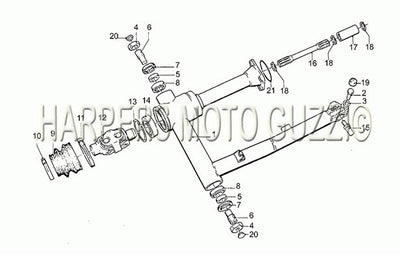 1983 1988 Sp II 1000 Frame Swing Arm