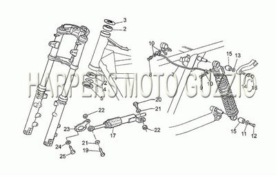 1983 1988 Sp II 1000 Rear Shock Absorber
