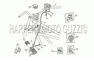 1983 1988 Sp II 1000 Rh Front Brake System