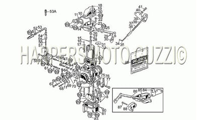 1983 1994 Le Mans 1000 Engine Carburetors
