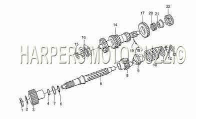 1983 1994 Le Mans 1000 Engine Gear Box