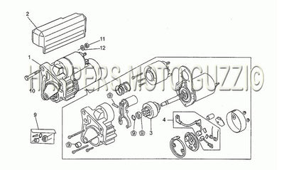 1983 1994 Le Mans 1000 Engine Starter Motor