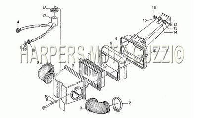 1983 1994 Le Mans 1000 Frame Air Filter