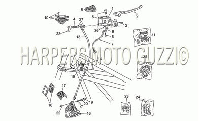1983 1994 Le Mans 1000 Frame Brake M Cyl 1988