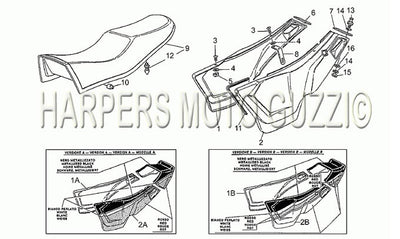 1983 1994 Le Mans 1000 Frame Saddle Side Panels