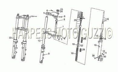1983 1994 Le Mans 1000 Front Fork 1988