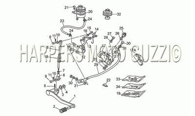1983 1994 Le Mans 1000 Rear Master Cylinder