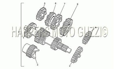 1983 1994 Le Mans 1000 Straight Tooth Gear Variants