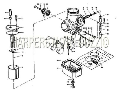 1984 1987 V 65 Lario Carburetor Parts