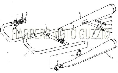 1984 1987 V 65 Lario Exhaust System