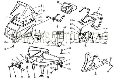 1984 1987 V 65 Lario Fairing