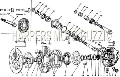 1984 1987 V 65 Lario Rear Transmission