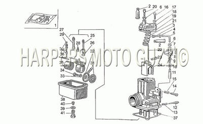 1985 1987 V 35 III 350 Engine Carburetors