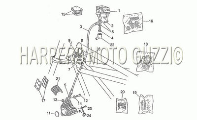 1985 1987 V 35 III 350 Frame Front Master Cylinder