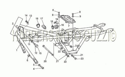 1985 1987 V 35 III 350 Frame