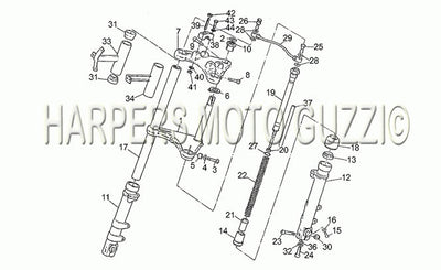 1985 1987 V 35 III 350 Front Fork