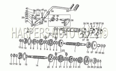1985 1987 V 35 III 350 Gear Box