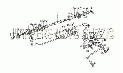 1985 1988 850 T5 III Civilian Driven Shaft
