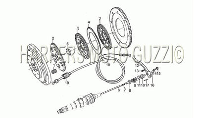 1985 1988 850 T5 III Civilian Engine Clutch
