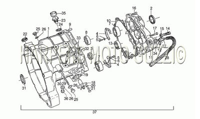1985 1988 850 T5 III Civilian Engine Transmission Cage