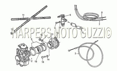1985 1988 850 T5 III Civilian Frame Fuel Supply