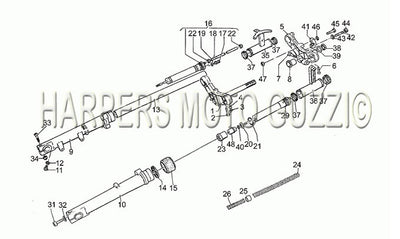 1985 1988 850 T5 III Civilian Front Shock Absorber