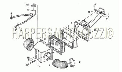 1985 1989 850 T5 Police Air Filter