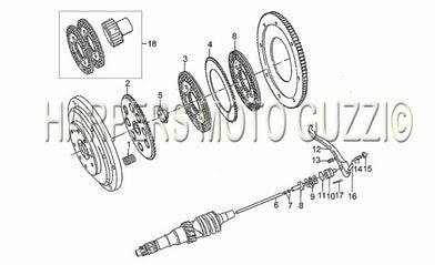 1985 1989 850 T5 Police Clutch