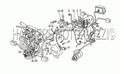 1985 1989 850 T5 Police Electrical System
