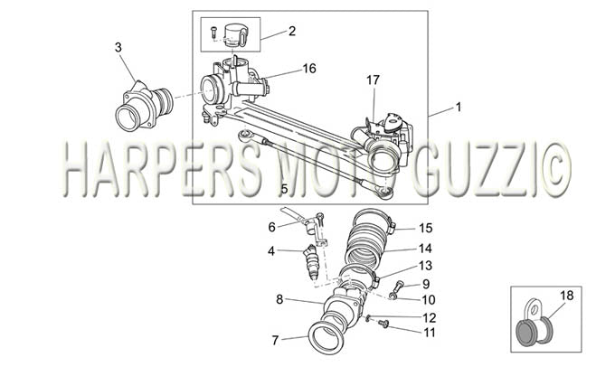 2004 2008 Nevada Classic ie 750 Engine Throttle Body – Harper Moto