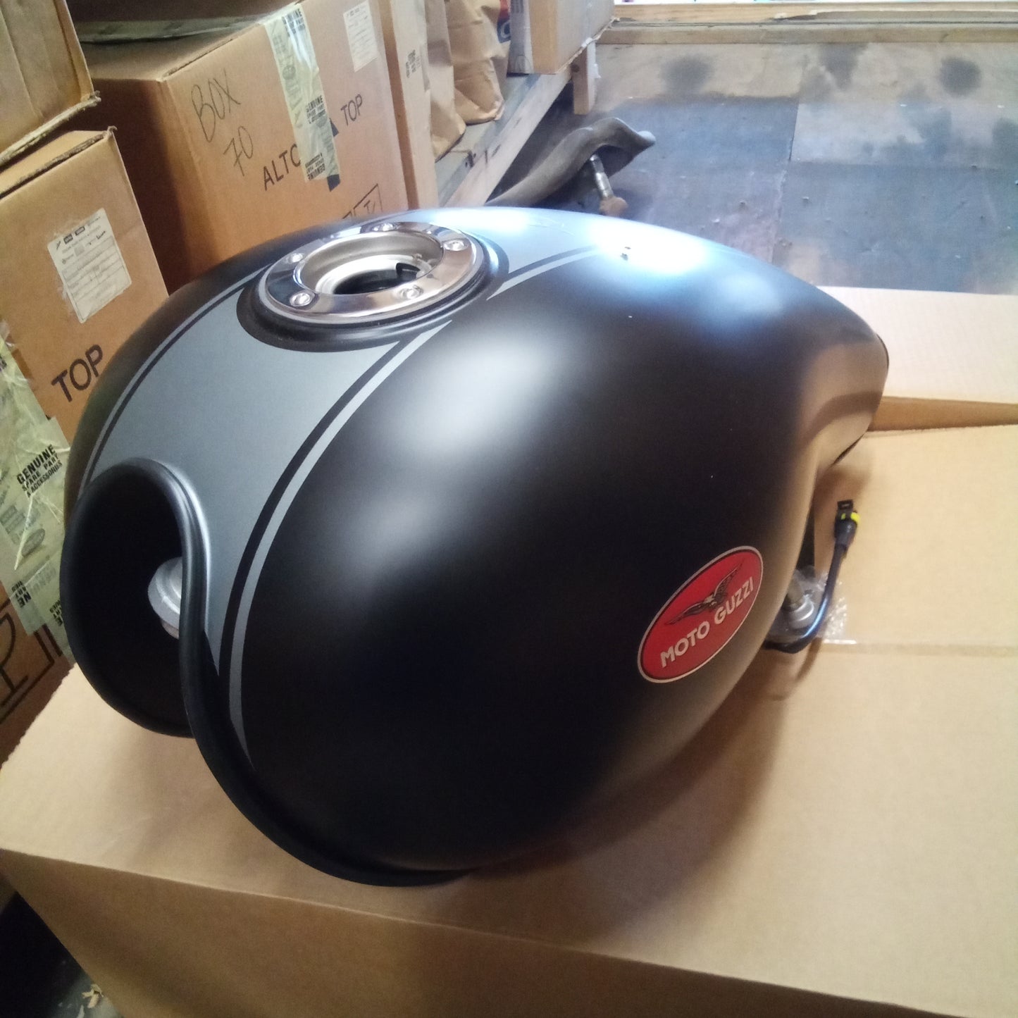 Fuel Tank, 03 Stone Matte Blac (#89000484)